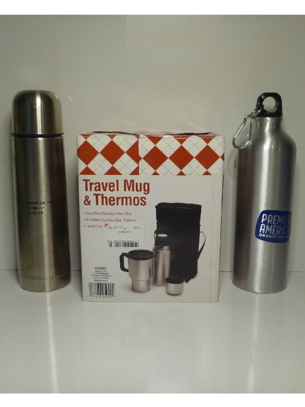 Travel Mug&Thermos plus Two Extras Thermo Bottles